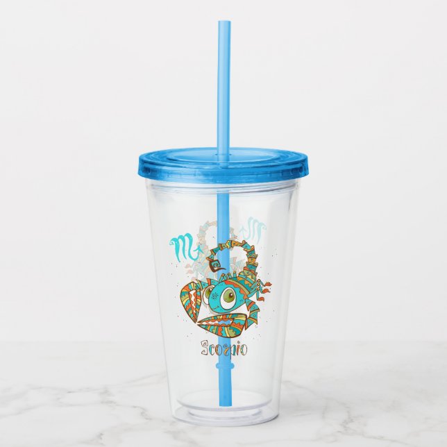 Vaso Acrílico Scorpion dulce (Anverso)