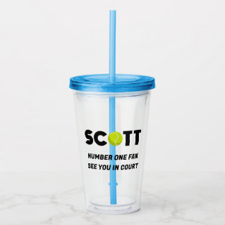 Vaso Acrílico Scott Tennis