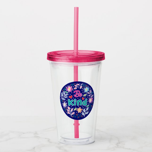 Vaso Acrílico Sé amable (Anverso)