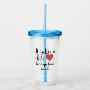 Vaso Acrílico Se necesita un gran reconocimiento de los profesor