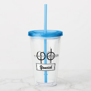 Vaso Acrílico Secuencia Fibonacci Centesimal 12Digit de K Yoncic