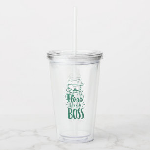 Vaso Acrílico Seda como Boss