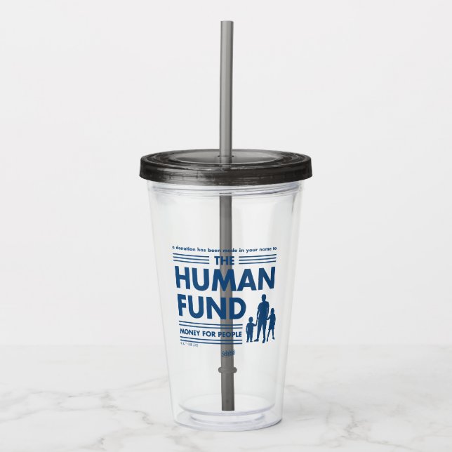 Vaso Acrílico Seinfeld | Fondo Humano (Anverso)