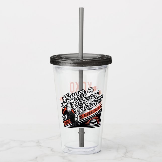 Vaso Acrílico Seinfeld | Kruger Industrial Baseball (Anverso)