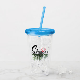 Vaso Acrílico Seis en sábado.w