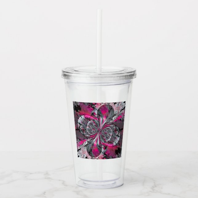 Vaso Acrílico Señales mixtas (Anverso)