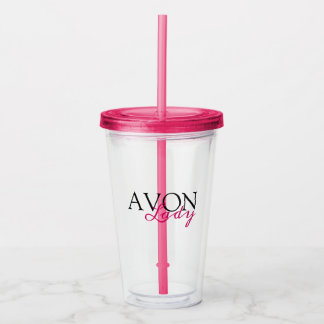 Vaso Acrílico Señora de Avon