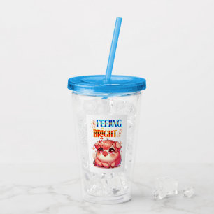Vaso Acrílico Sentirse brillante