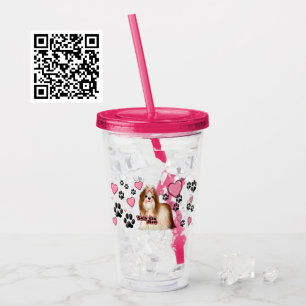 Vaso Acrílico Shih Tzu Mom