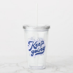 Vaso Acrílico Sigue Adelante