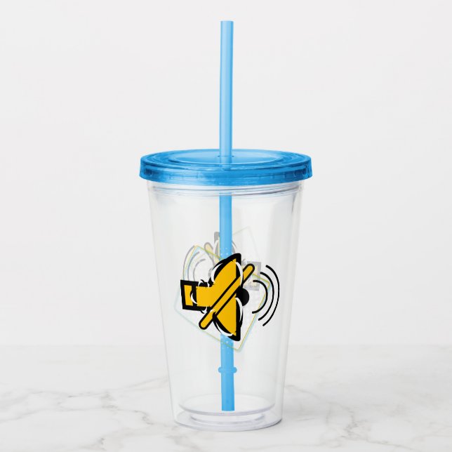 Vaso Acrílico Silenciar (Anverso)