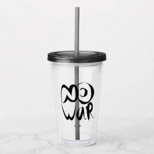 Vaso Acrílico Sin guerra