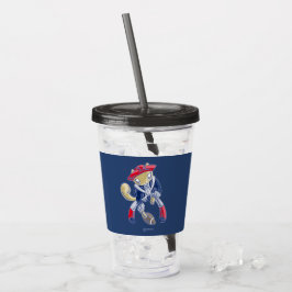 Vaso Acrílico Skribbles: Van los patriotas