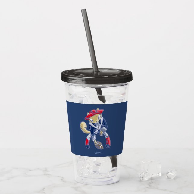 Vaso Acrílico Skribbles: Van los patriotas (Anverso (hielo))
