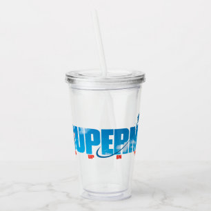 Vaso Acrílico Skybound Superman Silhouette