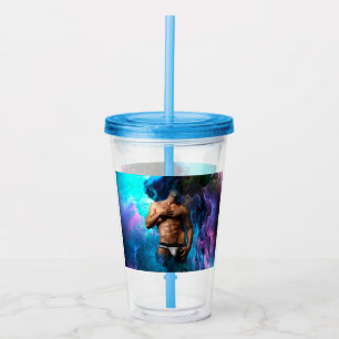 Vaso Acrílico SlipperyJoe's ropa interior de hombre musculoso bu
