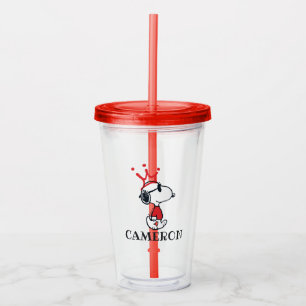 Vaso Acrílico Snoopy - Joe Guay Crown