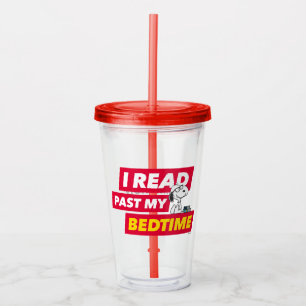 Vaso Acrílico Snoopy "Leí Más Allá De Mi Cama"