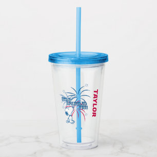 Vaso Acrílico Snoopy Star Spangling Fun