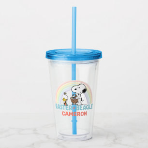 Vaso Acrílico Snoopy & Woodstock - Beagle de Pascua