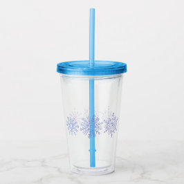 Vaso Acrílico Snowflake