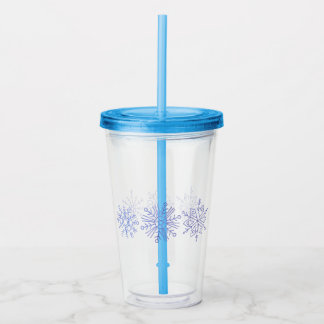Vaso Acrílico Snowflake