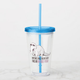 Vaso Acrílico Snuffleupagus   A veces extraño los días
