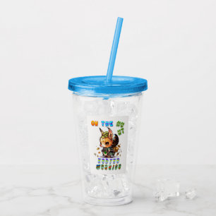 Vaso Acrílico Sobre el guerrero de la Semana Santa cazadora