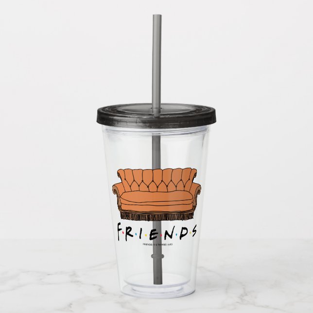 Vaso Acrílico sofá FRIENDS™ (Anverso)