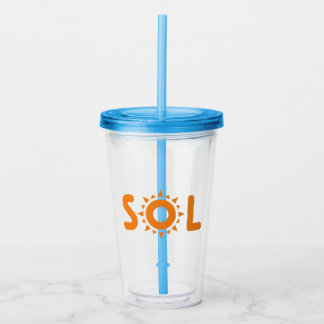 Vaso Acrílico Sol