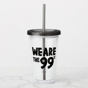 Vaso Acrílico Somos el 99%