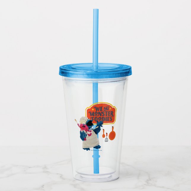 Vaso Acrílico Somos monstruos (Anverso)