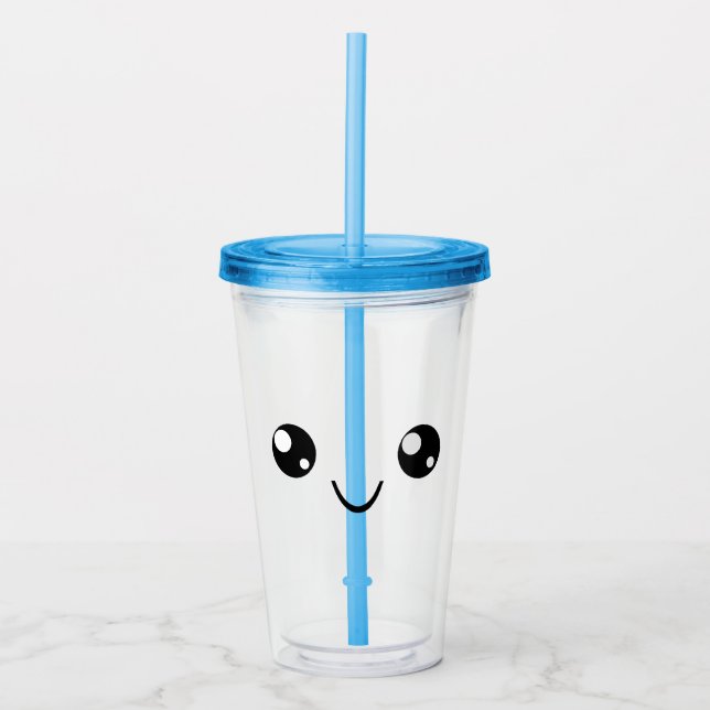 Vaso Acrílico Sonrisa Face (Anverso)