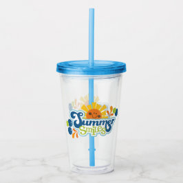Vaso Acrílico Sonrisas de verano