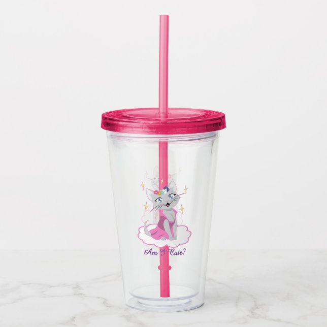 Vaso Acrílico ¿Soy Astuto? (Anverso)