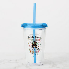 Vaso Acrílico Soy un profesor de Guay, una gratitud divertida de