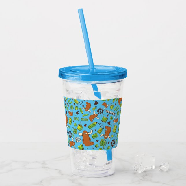 Vaso Acrílico Sr. Orlando Pattern (Anverso (hielo))