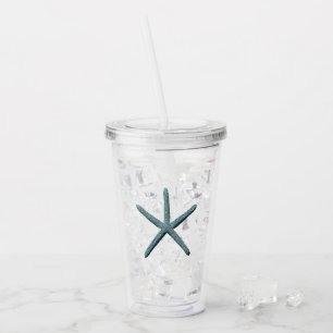 Vaso Acrílico Starfish Blue Finger