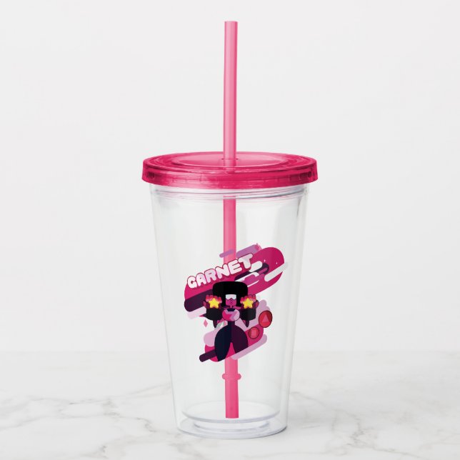 Vaso Acrílico Steven Universe | Gráfica de caracteres de red (Anverso)