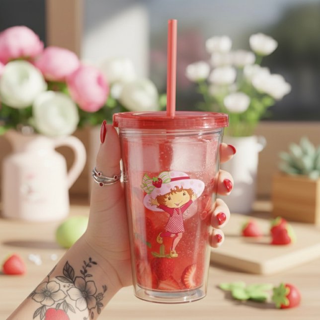 Vaso Acrílico Strawberry (Subido por el creador)