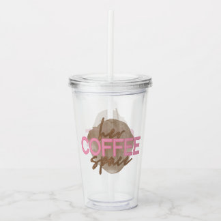 Vaso Acrílico Su espacio de café