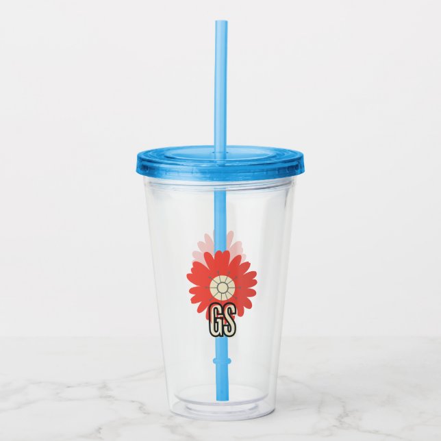 Vaso Acrílico Su logotipo aquí Tumbler acrílico (Anverso)
