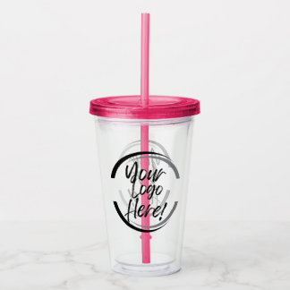 Vaso Acrílico Su logotipo aquí Tumbler acrílico