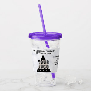 Vaso Acrílico Su promocional moderno simple del mármol del