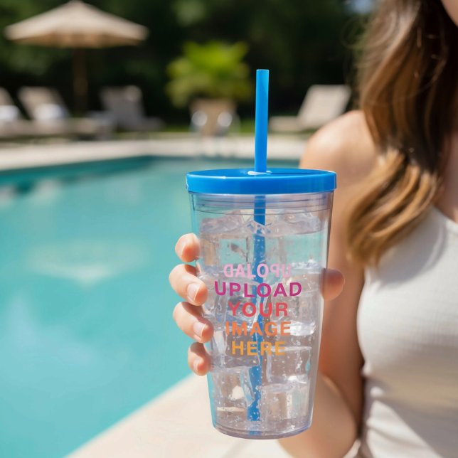 Vaso Acrílico Su propio logotipo fotográfico (Subido por el creador)