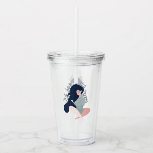 Vaso Acrílico Sueños grandes del pelo grande