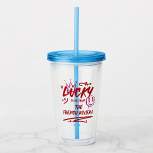 Vaso Acrílico Suite de invitación de boda floral personalizada