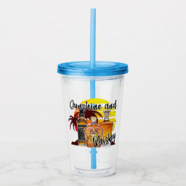 Vaso Acrílico Sunshine y Whiskey