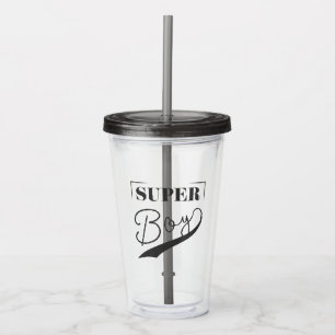 Vaso Acrílico Super Boy