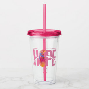 Vaso Acrílico Supergirl Esperanza